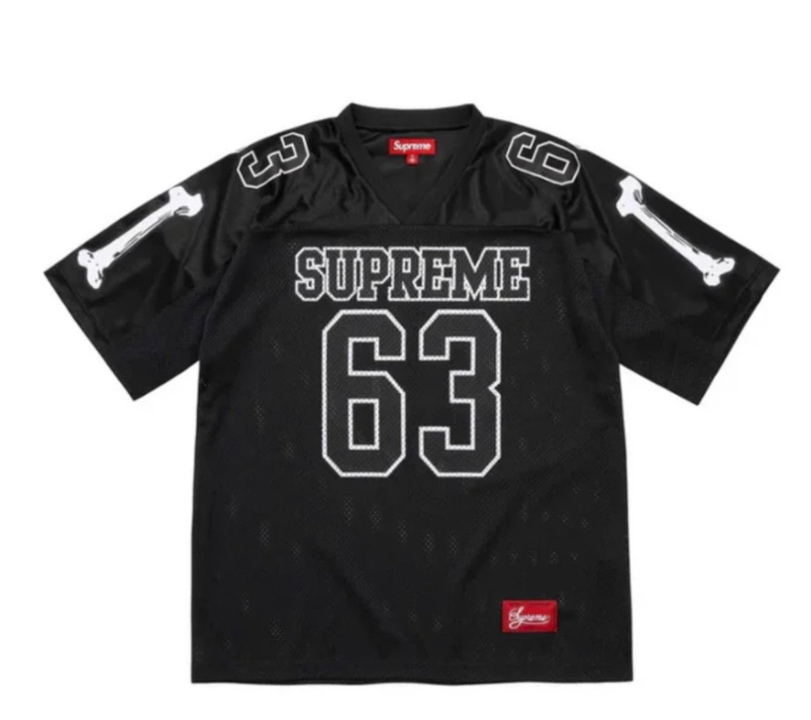 Supreme Bones Jersey Black
