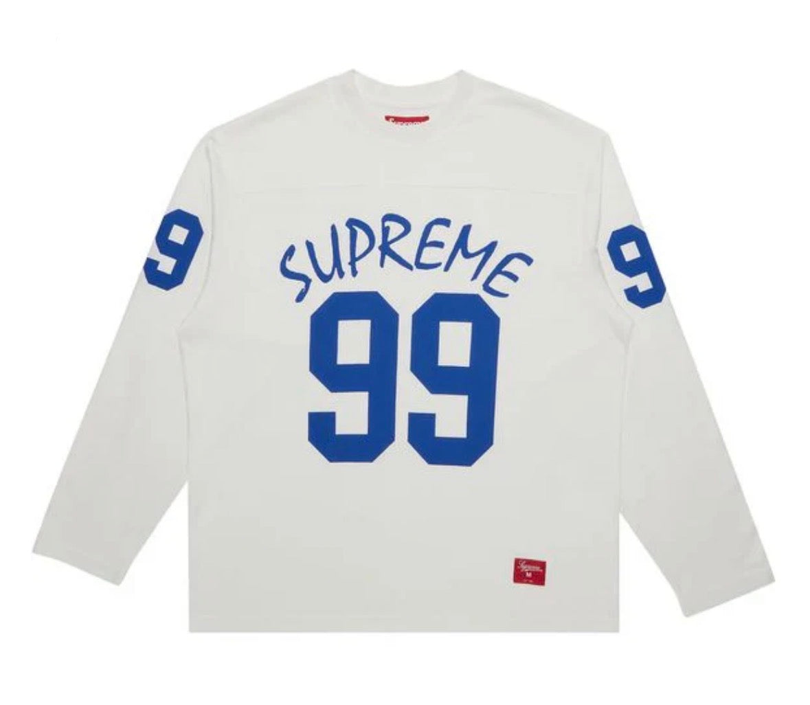 Supreme White/Blue Longsleeve