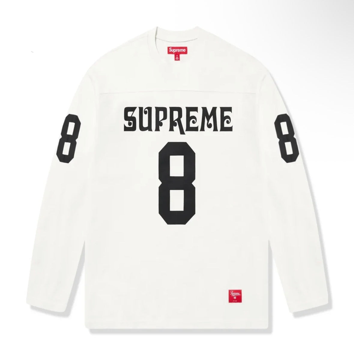 Supreme White/Black Longsleeve
